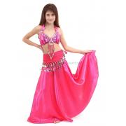 tenue de danse orientale satine pour enfant 